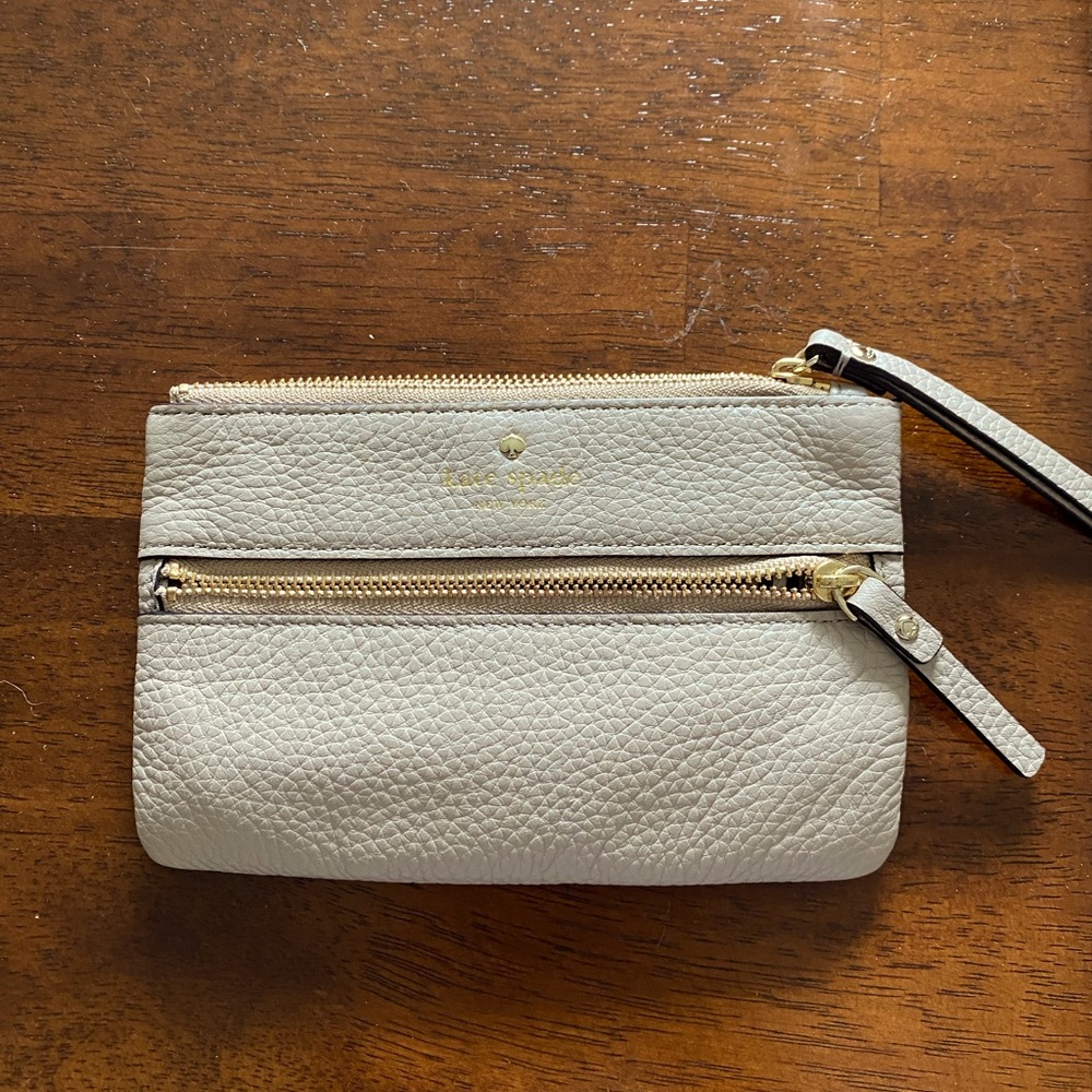 kate spade leather wristlet